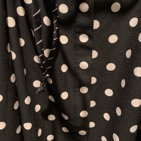 Merona Long Sleeve Polka Dot Pocket Dress - Picture 5 of 5